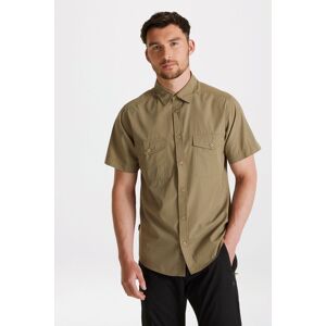 Craghoppers Men's 'Expert Kiwi' Short Sleeved Shirt in Beige Size: 3XL Beige 3XL Craghoppers Men's 'Expert Kiwi' Short Sleeved Shirt in Beige Size: 3XL Beige 3XL