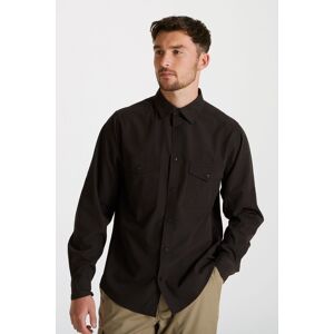 Craghoppers Men's 'Expert Kiwi' Long Sleeved Shirt in Black Size: 3XL Black 3XL Craghoppers Men's 'Expert Kiwi' Long Sleeved Shirt in Black Size: 3XL Black 3XL