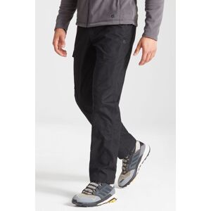 Craghoppers Men's Expert Kiwi Active Anti-Insect Practical Workwear Walking Trousers in Black Size: 32R Black 32R Craghoppers Men's Expert Kiwi Active Anti-Insect Practical Workwear Walking Trousers in Black Size: 32R Black 32R