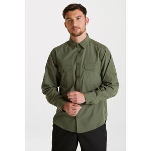 Craghoppers Men's 'Expert Kiwi' Long Sleeved Shirt in Green Size: Small Green S Craghoppers Men's 'Expert Kiwi' Long Sleeved Shirt in Green Size: Small Green S