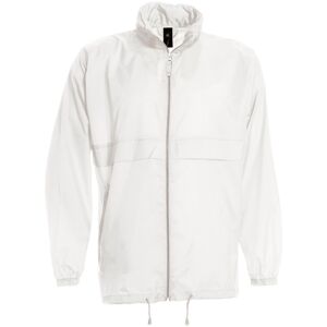 B&C Men's Sirocco Lightweight Jacket Outer Jackets in White Size: 2XL White 2XL B&C Men's Sirocco Lightweight Jacket Outer Jackets in White Size: 2XL White 2XL