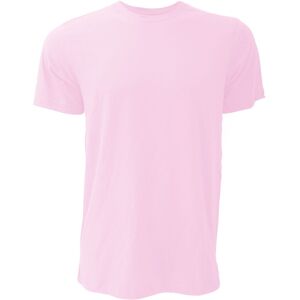 Bella + Canvas Men's Canvas Jersey Crew Neck T-Shirt Short Sleeve T-Shirt in Pink Size: Medium Pink M Bella + Canvas Men's Canvas Jersey Crew Neck T-Shirt Short Sleeve T-Shirt in Pink Size: Medium Pink M
