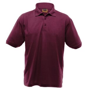Ultimate Clothing Collection Men's UCC 50 50 Heavyweight Plain Pique Short Sleeve Polo Shirt in Burgundy Size: Medium Burgundy M Ultimate Clothing Collection Men's UCC 50 50 Heavyweight Plain Pique Short Sleeve Polo Shirt in Burgundy Size: Medium Burgundy M