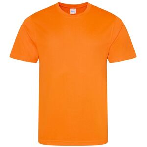 AWDis Men's Just Cool Performance Plain T-Shirt in Burnt Orange Size: Small Burnt Orange S AWDis Men's Just Cool Performance Plain T-Shirt in Burnt Orange Size: Small Burnt Orange S