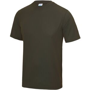 AWDis Men's Just Cool Performance Plain T-Shirt in Olive Size: Medium Olive M AWDis Men's Just Cool Performance Plain T-Shirt in Olive Size: Medium Olive M