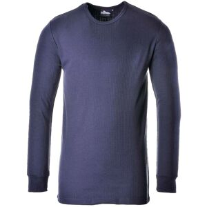 Portwest Men's Thermal Underwear Long Sleeved T-Shirt (B123) in Navy Size: Medium Navy M Portwest Men's Thermal Underwear Long Sleeved T-Shirt (B123) in Navy Size: Medium Navy M