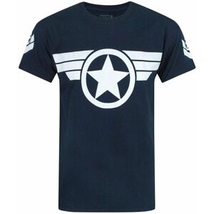 Marvel Men's Short Sleeved T-Shirt Blue Official Merch Size: Small Blue S Marvel Men's Short Sleeved T-Shirt Blue Official Merch Size: Small Blue S