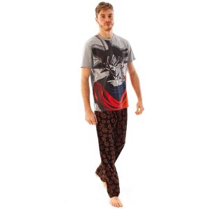 Dragon Ball Z Men's Short Sleeve Long Leg Pyjama Set Grey Size: 2XL Grey 2XL Dragon Ball Z Men's Short Sleeve Long Leg Pyjama Set Grey Size: 2XL Grey 2XL