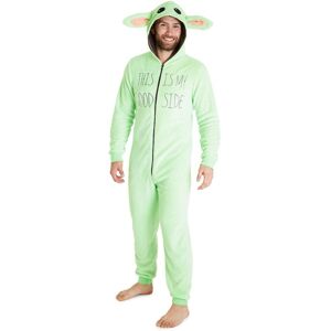 Disney Men's Mandalorian Onesie Loungewear in Green Size: 2XL Green 2XL Disney Men's Mandalorian Onesie Loungewear in Green Size: 2XL Green 2XL