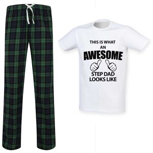60 SECOND MAKEOVER Men's This Is What An Awesome Step Dad Looks Like Pyjamas PJ's Lounge Pants in Green Size: XS Green XS 60 SECOND MAKEOVER Men's This Is What An Awesome Step Dad Looks Like Pyjamas PJ's Lounge Pants in Green Size: XS Green XS