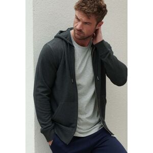 British Boxers Men's Zip Up Jersey Hoodie in Dark Grey Size: Medium Dark Grey M British Boxers Men's Zip Up Jersey Hoodie in Dark Grey Size: Medium Dark Grey M