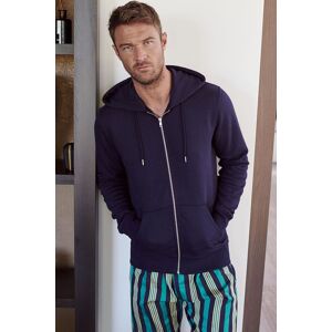 British Boxers Men's "French Navy" Cotton Zip-up Hoodie in Navy Size: Medium Navy M British Boxers Men's "French Navy" Cotton Zip-up Hoodie in Navy Size: Medium Navy M