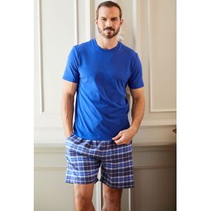 British Boxers Men's "Azure Blue" Cotton T-Shirt in Blue Size: Medium Blue M British Boxers Men's "Azure Blue" Cotton T-Shirt in Blue Size: Medium Blue M
