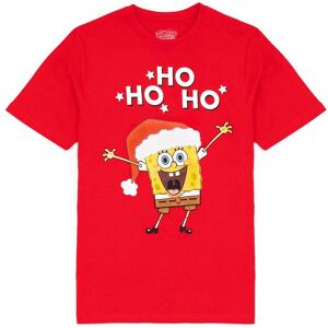 SpongeBob SquarePants Men's Character Adult Red T-Shirt Size: Small Red S SpongeBob SquarePants Men's Character Adult Red T-Shirt Size: Small Red S