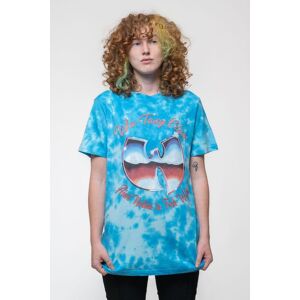 Wu Tang Clan ANTFW Logo Dip Dye T-Shirt in Blue Size: Medium Blue M Wu Tang Clan ANTFW Logo Dip Dye T-Shirt in Blue Size: Medium Blue M