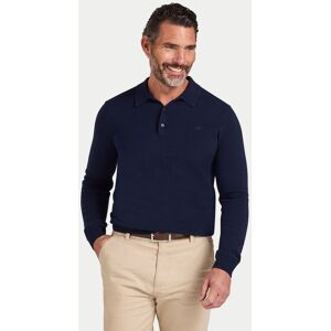 Raging Bull Men's Long Sleeve Knitted Polo in Navy Size: 4XL Navy 4XL Raging Bull Men's Long Sleeve Knitted Polo in Navy Size: 4XL Navy 4XL