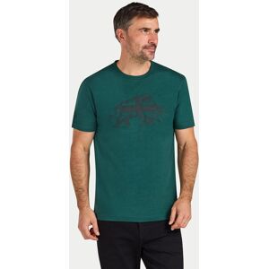 Raging Bull Men's Embroidered Tonal Union Jack Bull T-Shirt in Dark Green Size: 2XL Dark Green 2XL Raging Bull Men's Embroidered Tonal Union Jack Bull T-Shirt in Dark Green Size: 2XL Dark Green 2XL