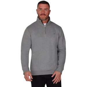 Raging Bull Men's Classic Jersey Quarter Zip Sweat in Grey Size: 5XL Grey 5XL Raging Bull Men's Classic Jersey Quarter Zip Sweat in Grey Size: 5XL Grey 5XL