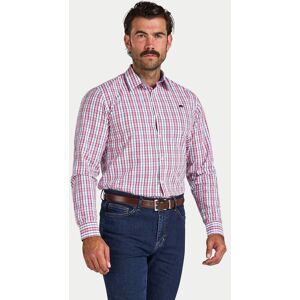 Raging Bull Men's Long Sleeve Large Check Cotton Poplin Shirt in Pink Size: 3XL Pink 3XL Raging Bull Men's Long Sleeve Large Check Cotton Poplin Shirt in Pink Size: 3XL Pink 3XL