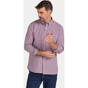 Raging Bull Men's Long Sleeve Graph Check Poplin Cotton Shirt in Red Size: 3XL Red 3XL Raging Bull Men's Long Sleeve Graph Check Poplin Cotton Shirt in Red Size: 3XL Red 3XL