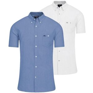 Raging Bull Men's Classic 2 Pack Short Sleeve Linen Shirt Size: Medium Multicolor M Raging Bull Men's Classic 2 Pack Short Sleeve Linen Shirt Size: Medium Multicolor M