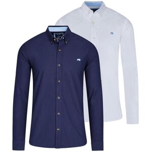 Raging Bull Men's Classic 2 Pack Long Sleeve Oxford Shirt Size: Small Multicolor S Raging Bull Men's Classic 2 Pack Long Sleeve Oxford Shirt Size: Small Multicolor S