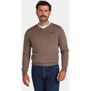 Raging Bull Men's Classic V Neck Cotton/Cashmere Knit in Beige Size: 4XL Beige 4XL Raging Bull Men's Classic V Neck Cotton/Cashmere Knit in Beige Size: 4XL Beige 4XL