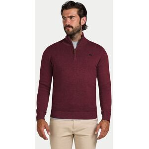 Raging Bull Men's Classic Quarter Zip Cotton/Cashmere Knit in Dark Red Size: 2XL Dark Red 2XL Raging Bull Men's Classic Quarter Zip Cotton/Cashmere Knit in Dark Red Size: 2XL Dark Red 2XL