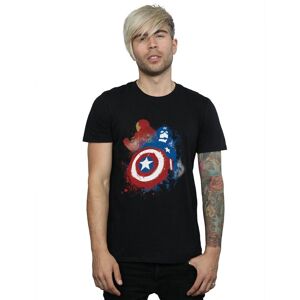 Marvel Men's Captain America Civil War Painted Vs Iron Man T-Shirt in Black Size: 3XL Black 3XL Marvel Men's Captain America Civil War Painted Vs Iron Man T-Shirt in Black Size: 3XL Black 3XL