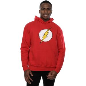 DC Comics Men's Flash Distressed Logo Hoodie in Red Size: Medium Red M DC Comics Men's Flash Distressed Logo Hoodie in Red Size: Medium Red M