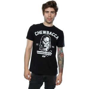 Star Wars Men's Collegiate Chewbacca Heather T-Shirt in Black Size: XL Black XL Star Wars Men's Collegiate Chewbacca Heather T-Shirt in Black Size: XL Black XL