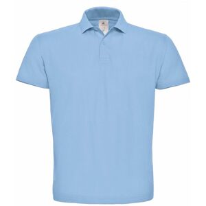 B&C Men's ID.001 Short Sleeve Polo Shirt in Light Blue Size: XS Light Blue XS B&C Men's ID.001 Short Sleeve Polo Shirt in Light Blue Size: XS Light Blue XS