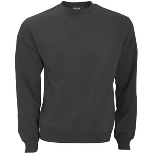 B&C Men's Crew Neck Sweatshirt Top in Dark Grey Size: XS Dark Grey XS B&C Men's Crew Neck Sweatshirt Top in Dark Grey Size: XS Dark Grey XS