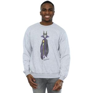 Disney Men's Sleeping Beauty Classic Maleficent Sweatshirt in Grey Size: 2XL Grey 2XL Disney Men's Sleeping Beauty Classic Maleficent Sweatshirt in Grey Size: 2XL Grey 2XL