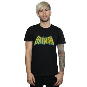 DC Comics Men's Batman Crackle Logo T-Shirt in Black Size: 3XL Black 3XL DC Comics Men's Batman Crackle Logo T-Shirt in Black Size: 3XL Black 3XL