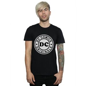 DC Comics Men's DC Originals Logo T-Shirt in Black Size: Large Black L DC Comics Men's DC Originals Logo T-Shirt in Black Size: Large Black L