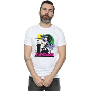 DC Comics Men's Catwoman Text Logo T-Shirt in White Size: 3XL White 3XL DC Comics Men's Catwoman Text Logo T-Shirt in White Size: 3XL White 3XL