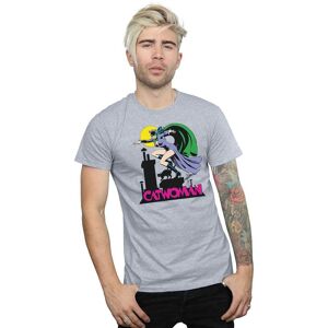 DC Comics Men's Catwoman Text Logo T-Shirt in Grey Size: XL Grey XL DC Comics Men's Catwoman Text Logo T-Shirt in Grey Size: XL Grey XL