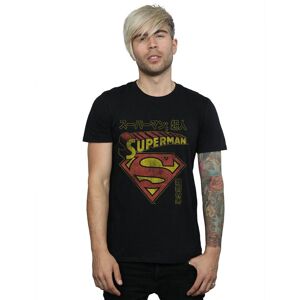 DC Comics Men's Superman Shield T-Shirt in Black Size: Medium Black M DC Comics Men's Superman Shield T-Shirt in Black Size: Medium Black M