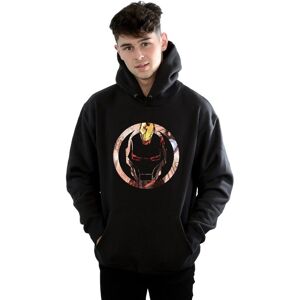 Marvel Men's Iron Man Montage Symbol Hoodie in Black Size: Large Black L Marvel Men's Iron Man Montage Symbol Hoodie in Black Size: Large Black L