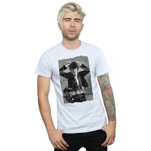 AC/DC Men's Angus Young Distressed Photo T-Shirt in Grey Size: Medium Grey M AC/DC Men's Angus Young Distressed Photo T-Shirt in Grey Size: Medium Grey M