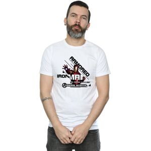 Marvel Men's Iron Man Armored Avenger T-Shirt in White Size: XL White XL Marvel Men's Iron Man Armored Avenger T-Shirt in White Size: XL White XL