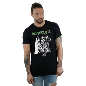 Beetlejuice Men's Mono Poster T-Shirt in Black Size: Medium Black M Beetlejuice Men's Mono Poster T-Shirt in Black Size: Medium Black M
