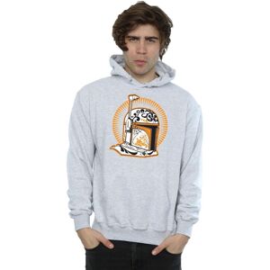 Star Wars Men's Boba Fett Dia De Los Muertos Hoodie in Grey Size: Small Grey S Star Wars Men's Boba Fett Dia De Los Muertos Hoodie in Grey Size: Small Grey S