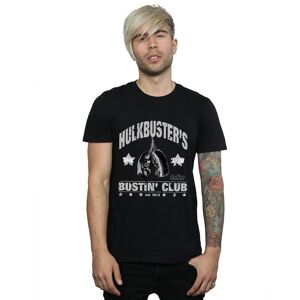 Marvel Men's Iron Man Hulkbuster´s Bustin´ Club T-Shirt in Black Size: XL Black XL Marvel Men's Iron Man Hulkbuster´s Bustin´ Club T-Shirt in Black Size: XL Black XL