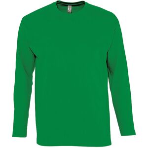 SOL'S Men's Monarch Long Sleeve T-Shirt in Green Size: 5XL Green 5XL SOL'S Men's Monarch Long Sleeve T-Shirt in Green Size: 5XL Green 5XL