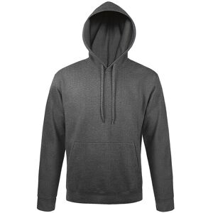Sols Snake Hooded Sweatshirt - Charcoal Marl - S to 3XL Sols Snake Hooded Sweatshirt - Charcoal Marl - S to 3XL