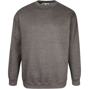 D555 Men's Sweat Rockford Crew Neck Kingsize Jumper in Grey Size: 4XL Grey 4XL D555 Men's Sweat Rockford Crew Neck Kingsize Jumper in Grey Size: 4XL Grey 4XL
