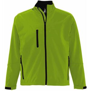 SOL'S Men's Relax Soft Shell Jacket (Breathable, Windproof & Water Resistant) in Bright Green Size: 4XL Bright Green 4XL SOL'S Men's Relax Soft Shell Jacket (Breathable, Windproof & Water Resistant) in Bright Green Size: 4XL Bright Green 4XL