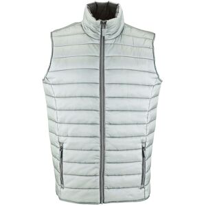 SOL'S Men's Wave Padded Water Repellent Bodywarmer Gilet in Grey Size: Medium Grey M SOL'S Men's Wave Padded Water Repellent Bodywarmer Gilet in Grey Size: Medium Grey M